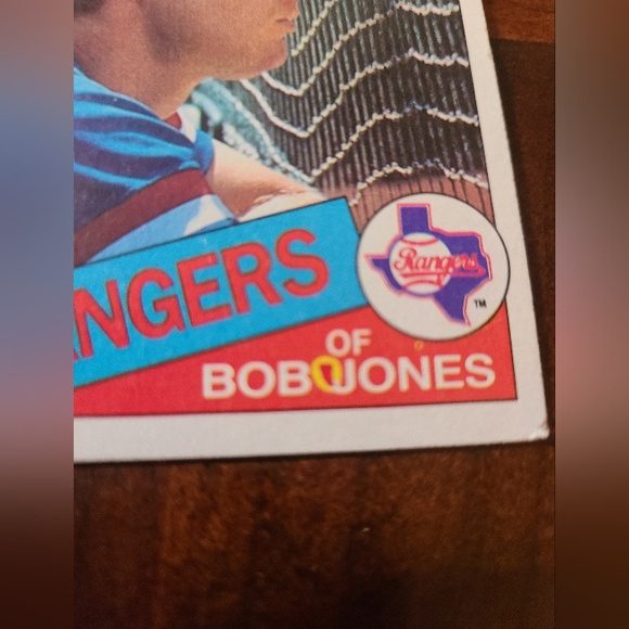 Bob Jones 1985 topps error card - Picture 5 of 7
